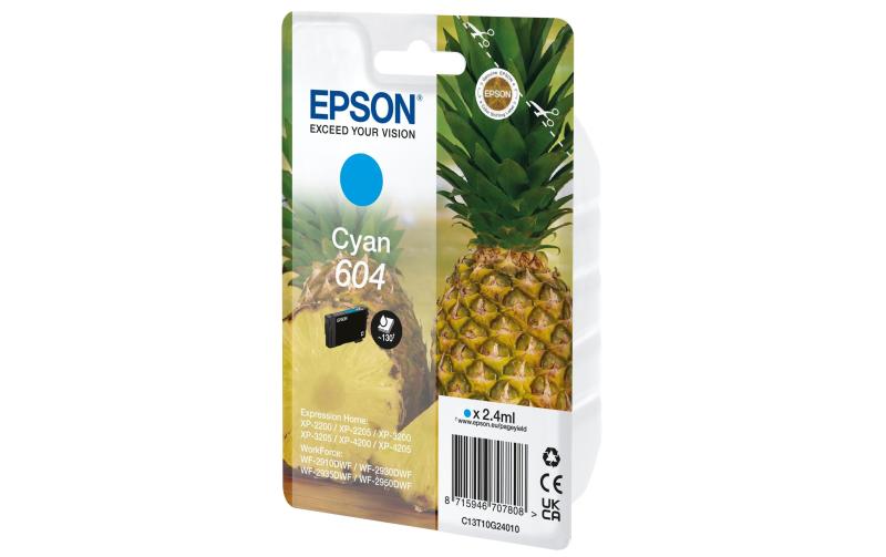 Epson Tinte Nr. 604, C13T10G24010 , Cyan