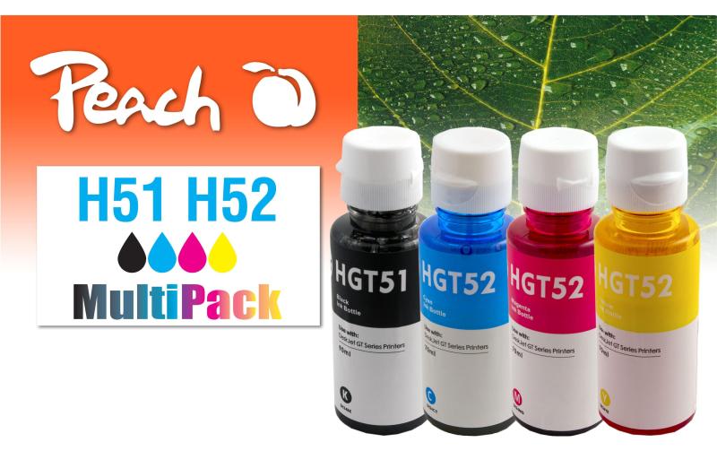 Peach HP CISS GT51/52, Multi-Pack