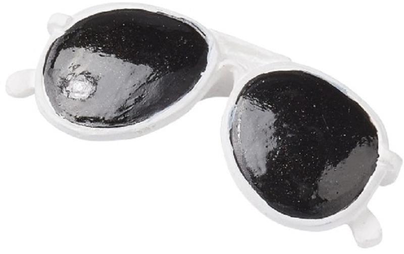 Hobbyfun Mini-Utensilien Sonnenbrille weiss