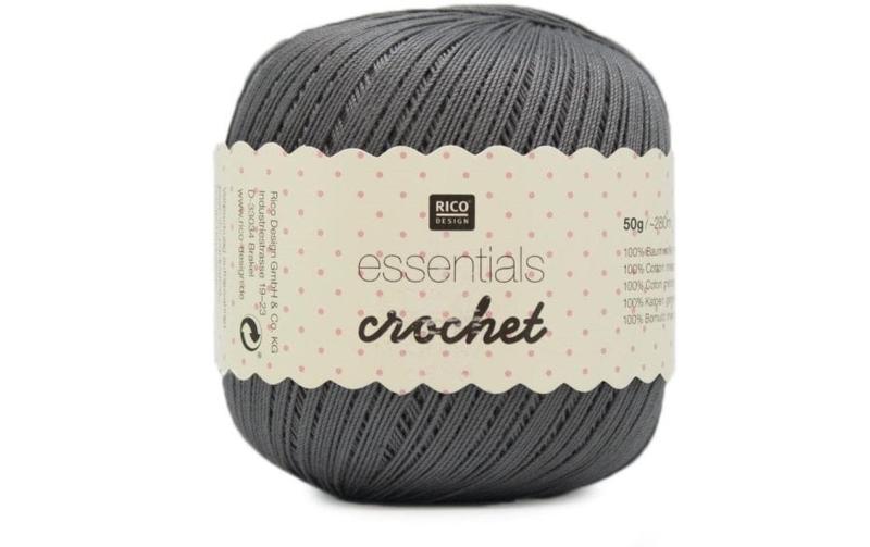 Rico Essentials Crochet, mausgrau