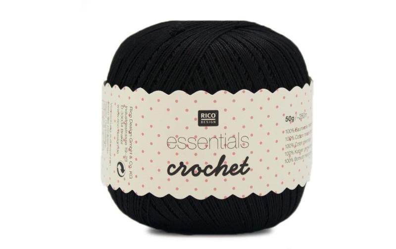 Rico Essentials Crochet, schwarz