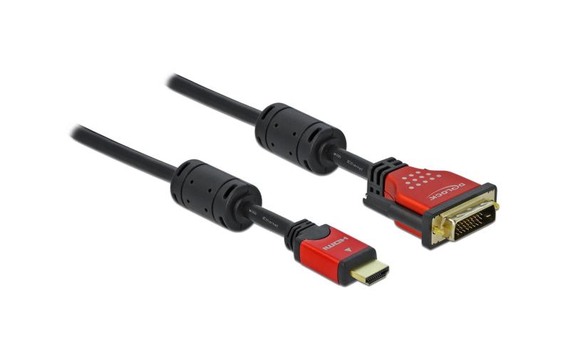 Delock HDMI-A Buchse zu DVI 24+1 Stecker