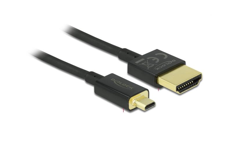 Delock HDMI-A Stecker - HDM Micro-D Stecker