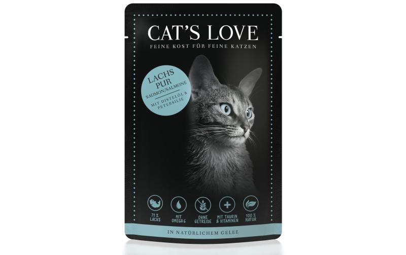 Cats Love Adult Lachs Pur 85g