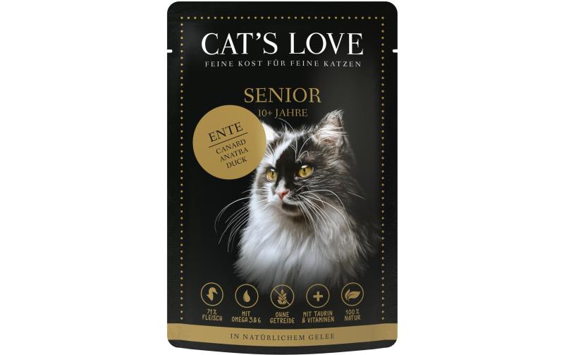 Cats Love Senior Ente 85g