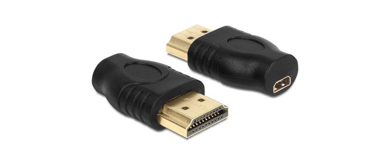 Delock Adapter HDMI Micro-D zu HDMI-A
