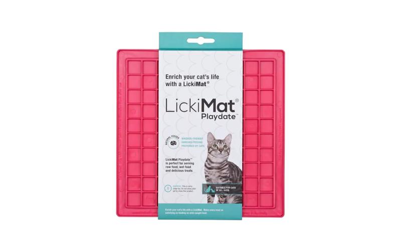 LickiMat Cat Playdate Pink