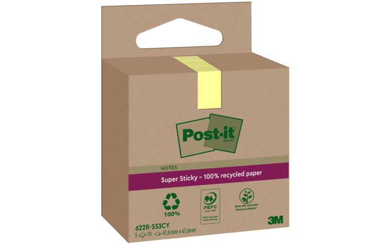 3M Post-it Recycling Notes gelb