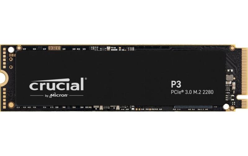 Crucial SSD P3 M.2 NVMe PCIe 3.0 500GB