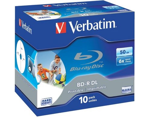 Verbatim BD-R 6x Dual Layer 50GB 10 Pck