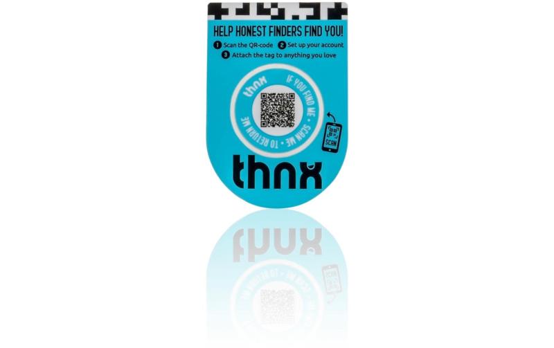 thnx tag XL Sticker Blau