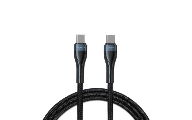 4smarts USB-Kabel, C-C, schwarz, 1m