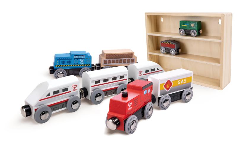 Hape Wooden Trains Collection Set FSC