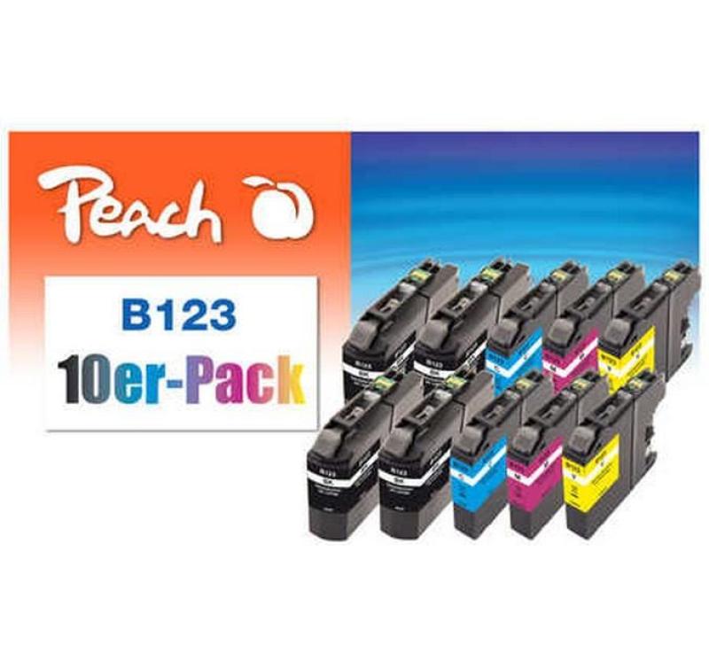 Peach Brother LC-123, Multi 10-Packk