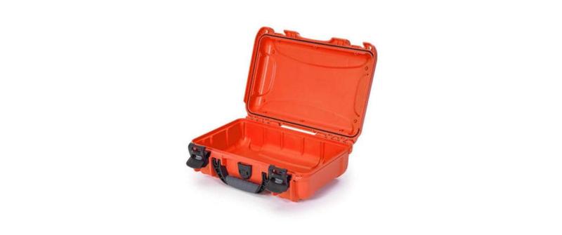 Kunststoffkoffer 909, leer, orange