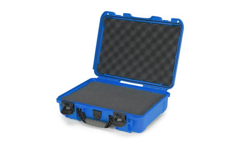 Kunststoffkoffer 910, mit Schaum, blau