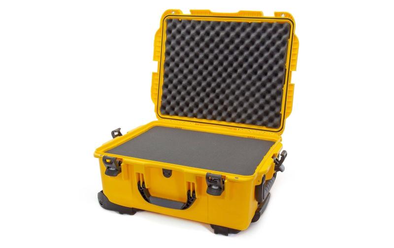 Kunststoffkoffer 955, mit Schaum, gelb
