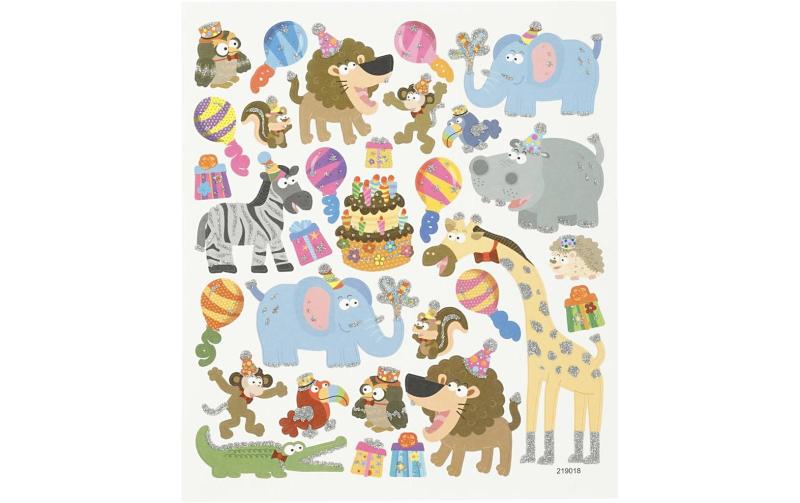 Creativ Company Sticker Tiere-Geburtstag