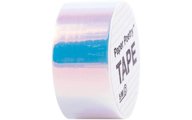 Rico Washi Tape Mirror Rainbow, weiss