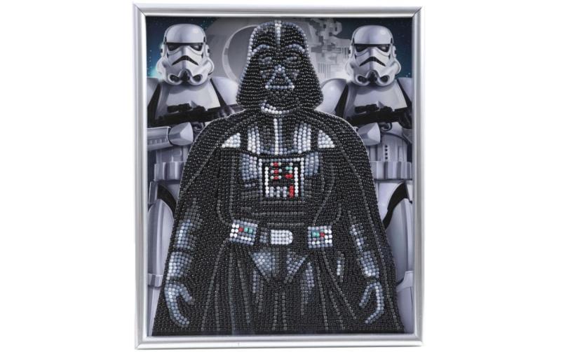 Crystal Art Darth Vader Bild mit Rahmen