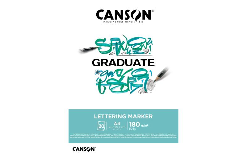 Canson Block Graduate Lettering Marker A4