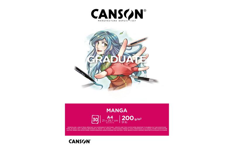 Canson Block Graduate Manga A4