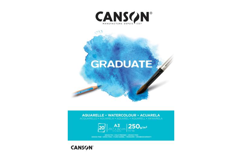 Canson Block Graduate Aquarell A3