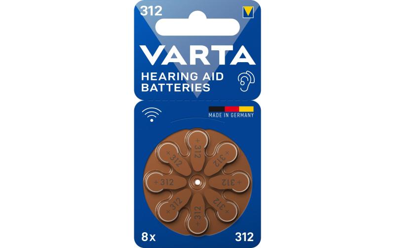 VARTA Hörgerätebatterie 312
