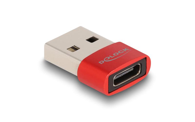 Delock USB2.0 Adapter A-Stecker zu C-Buchse