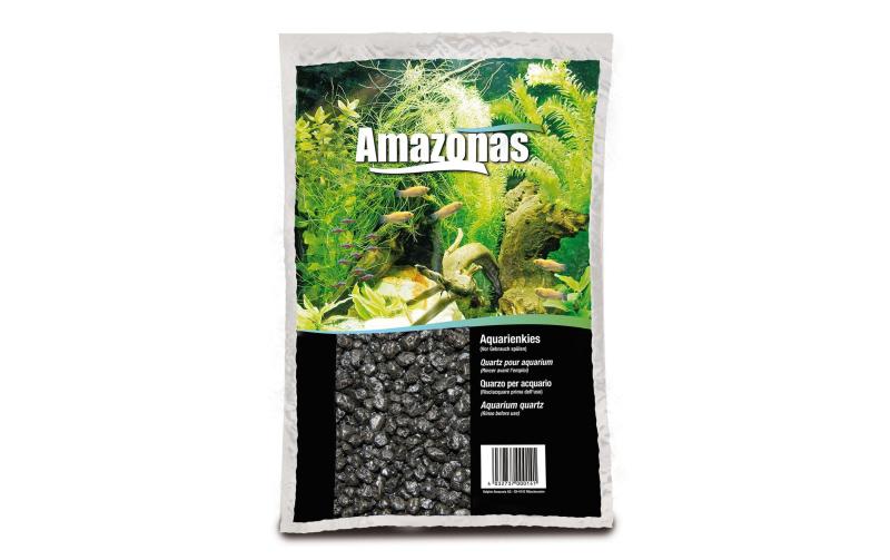 Amazonas Aquarienkies schwarz 2-3mm, 15kg