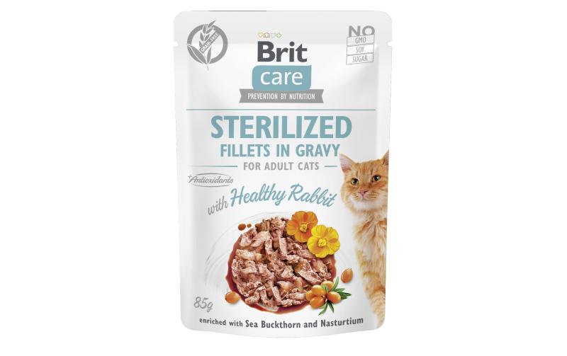 Brit Care Cat Fillets Sauce Sterilized 85g