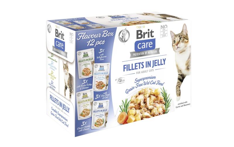 Brit Care Cat Flavour box Fillets Gelée
