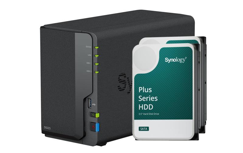 Synology DS223, 2-bay NAS