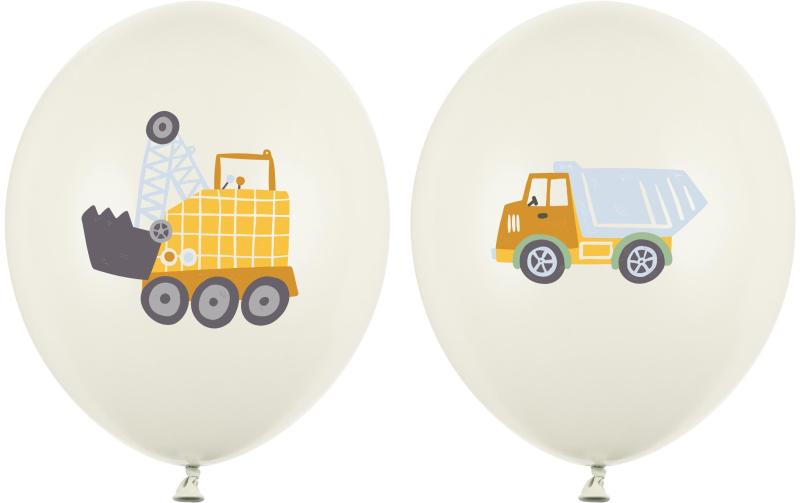 Partydeco Luftballons Baufahrzeuge