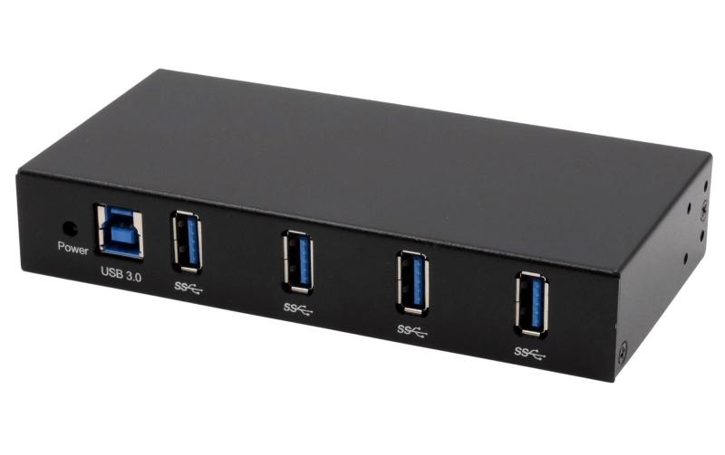 Exsys 4-Ports USB 3.2 Gen 1 HUB für Tisch