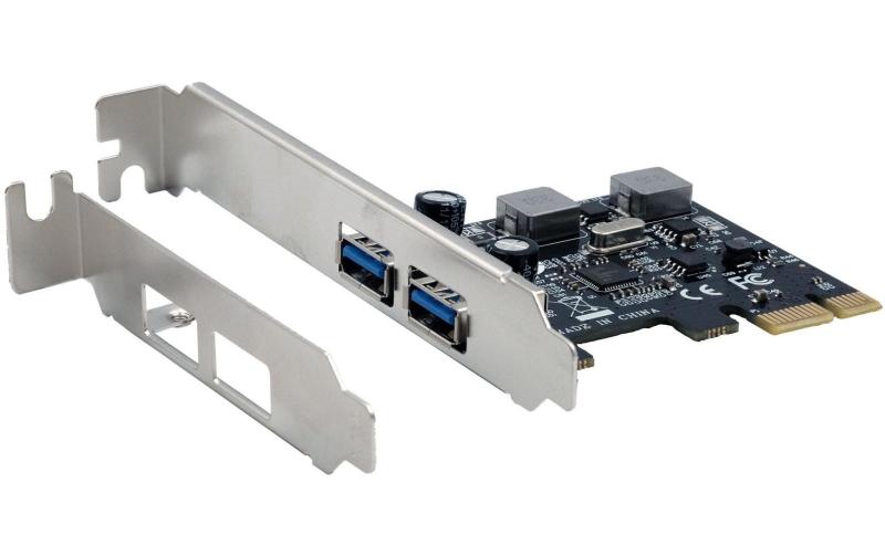 Exsys 2-Port USB 3.2 Gen 1 PCIe Karte