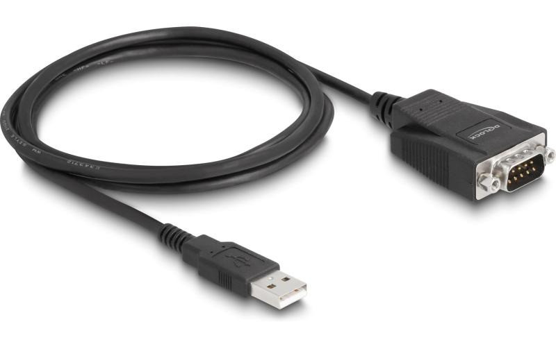 Delock Adapter USB 2 Typ A zu 1x Seriell
