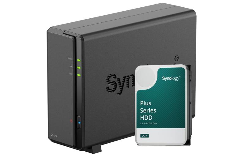 Synology DS124, 1-bay NAS