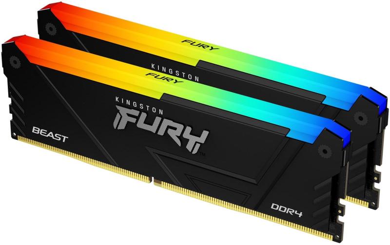 FURY Beast RGB DDR4 16GB 2-Kit 3200MHz