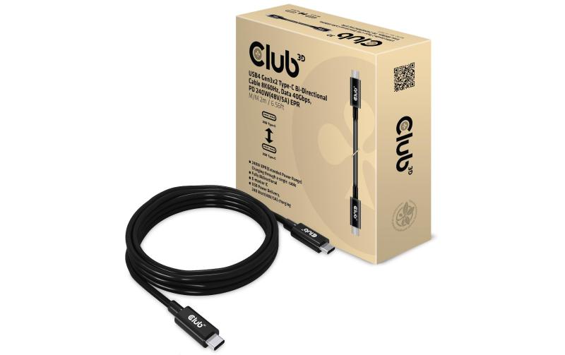 Club 3D, USB4 Gen3x2 Typ-C 8K60Hz
