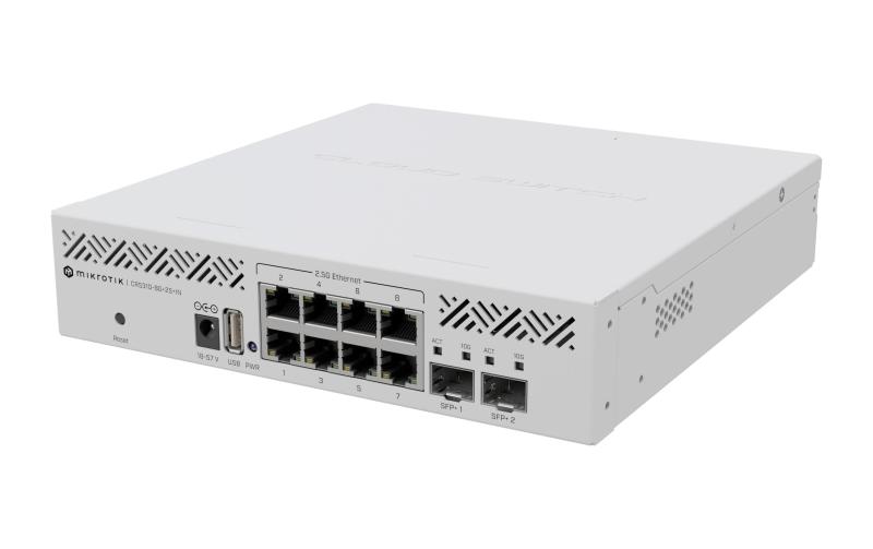 MikroTik CRS310-8G+2S+IN: L3 Smart Switch