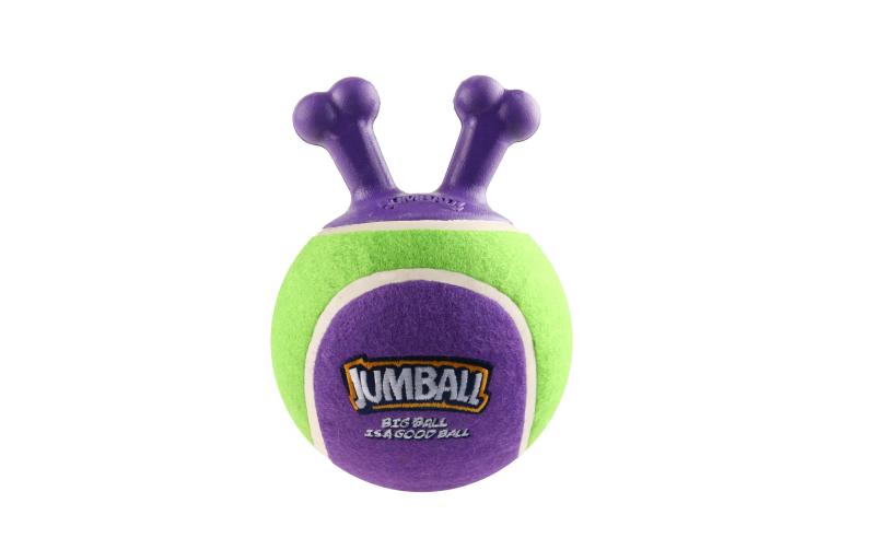 GiGwi Jumpball Tennis Ball, grün/violett