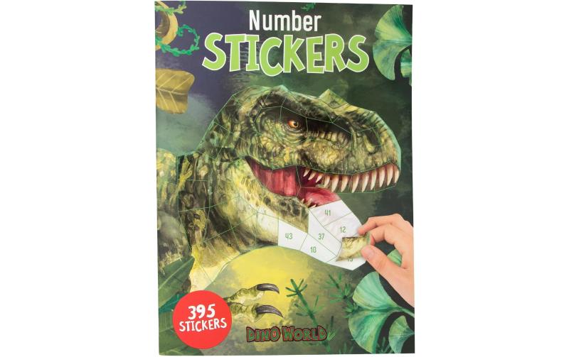 Depesche Stickerbuch Nummern DinoWorld