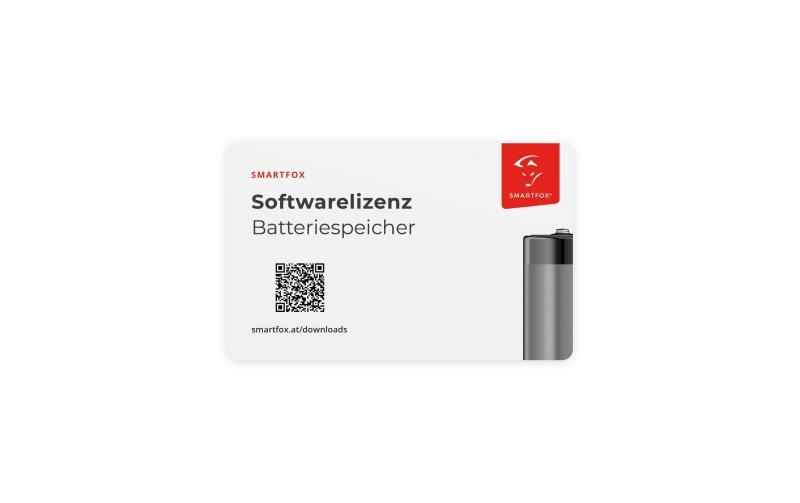 SMARTFOX Batteriespeicher Lizenz