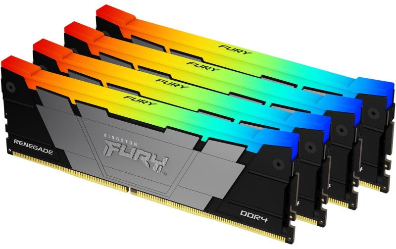 FURY Renegade RGB DDR4 64GB 4-Kit 3200MHz