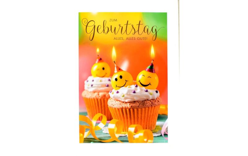 ABC Geburtstagskarte Muffin