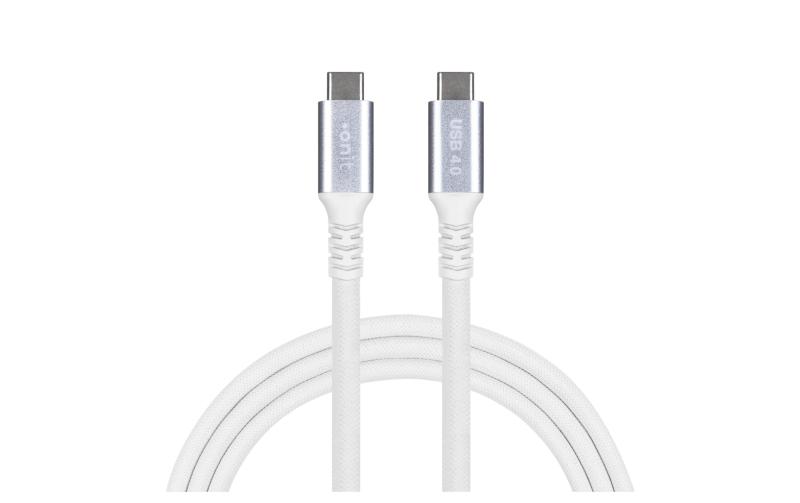 onit Pro USB4-Kabel C-C weiss 1m
