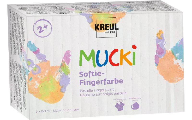 Kreul Mucki Fingerfarbe Set Pastell