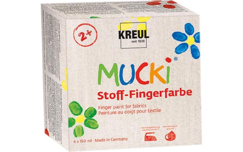 Kreul Mucki Fingerfarbe Set Stoff