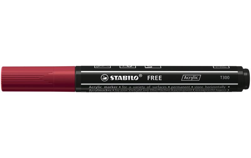 STABILO FREE Acrylic T300 purpur